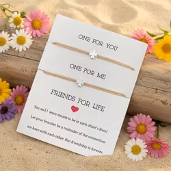 Parsley & Pepper - Friends for Life Bracelet - Kløver - Beige