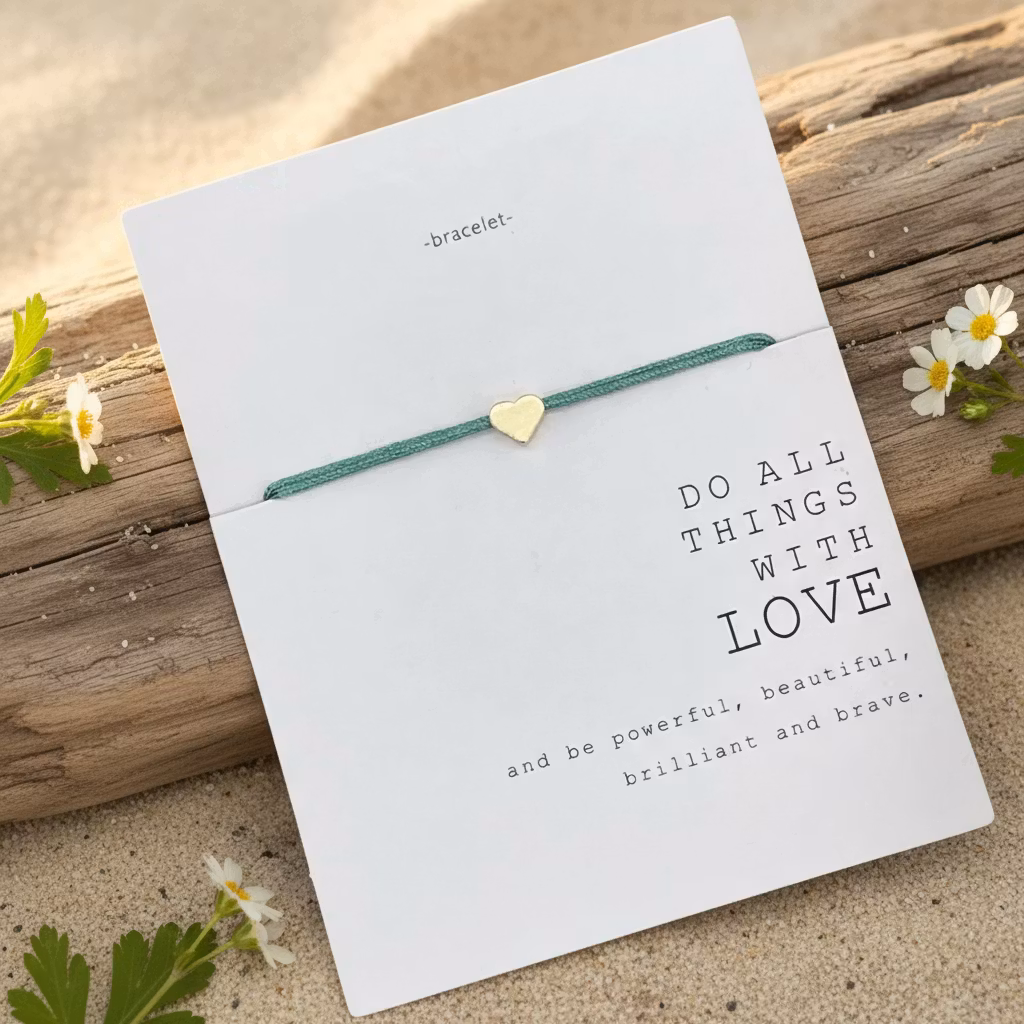 Parsley & Pepper - Friendship Heart  Bracelet - Mint