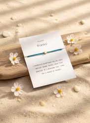 Parsley & Pepper - Thank You Bracelet - Mint