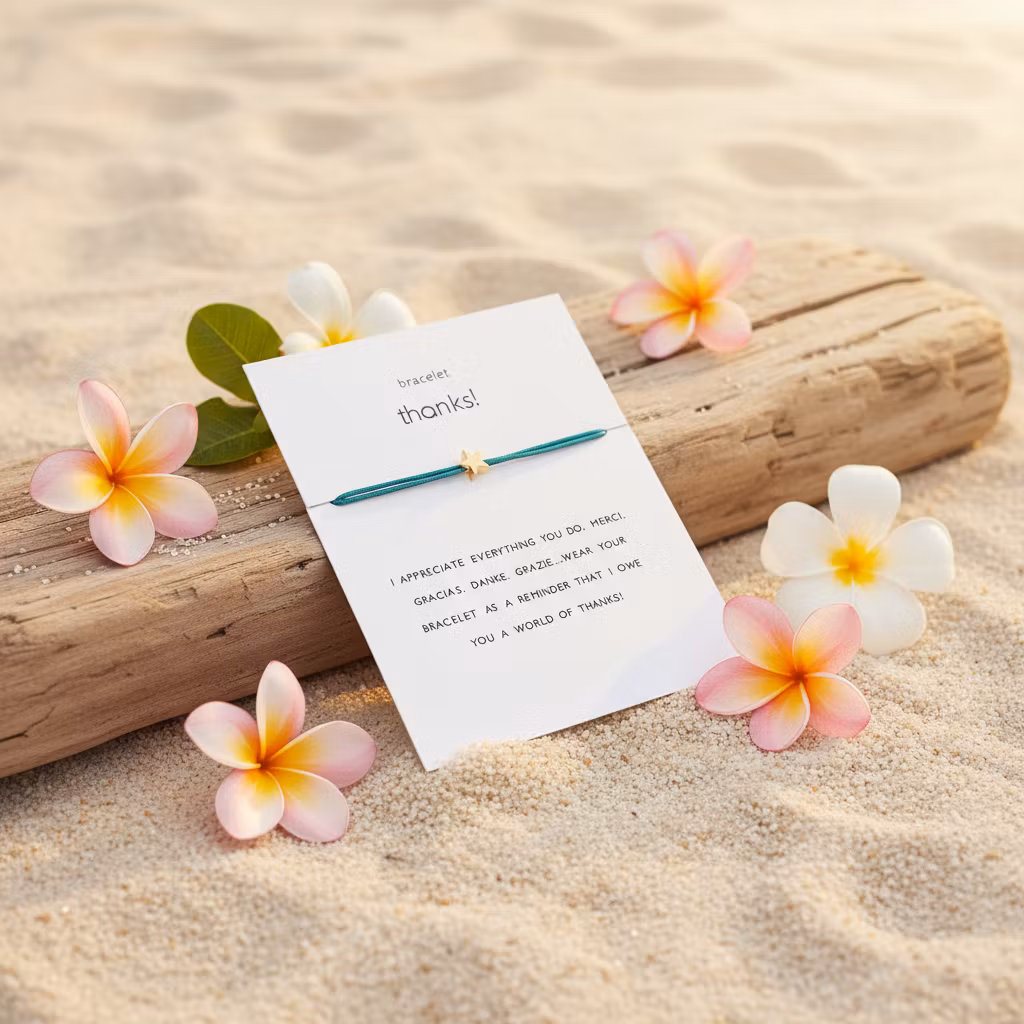 Parsley & Pepper - Thank You Bracelet - Mint