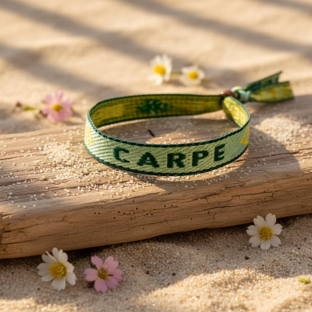 Ribbon Bracelet - Carpe Diem