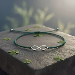 Bali Bliss Armbånd - Infinity - Grønn