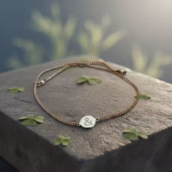 Bali Bliss Armbånd - Gammelrosa -  & symbol for mental helse