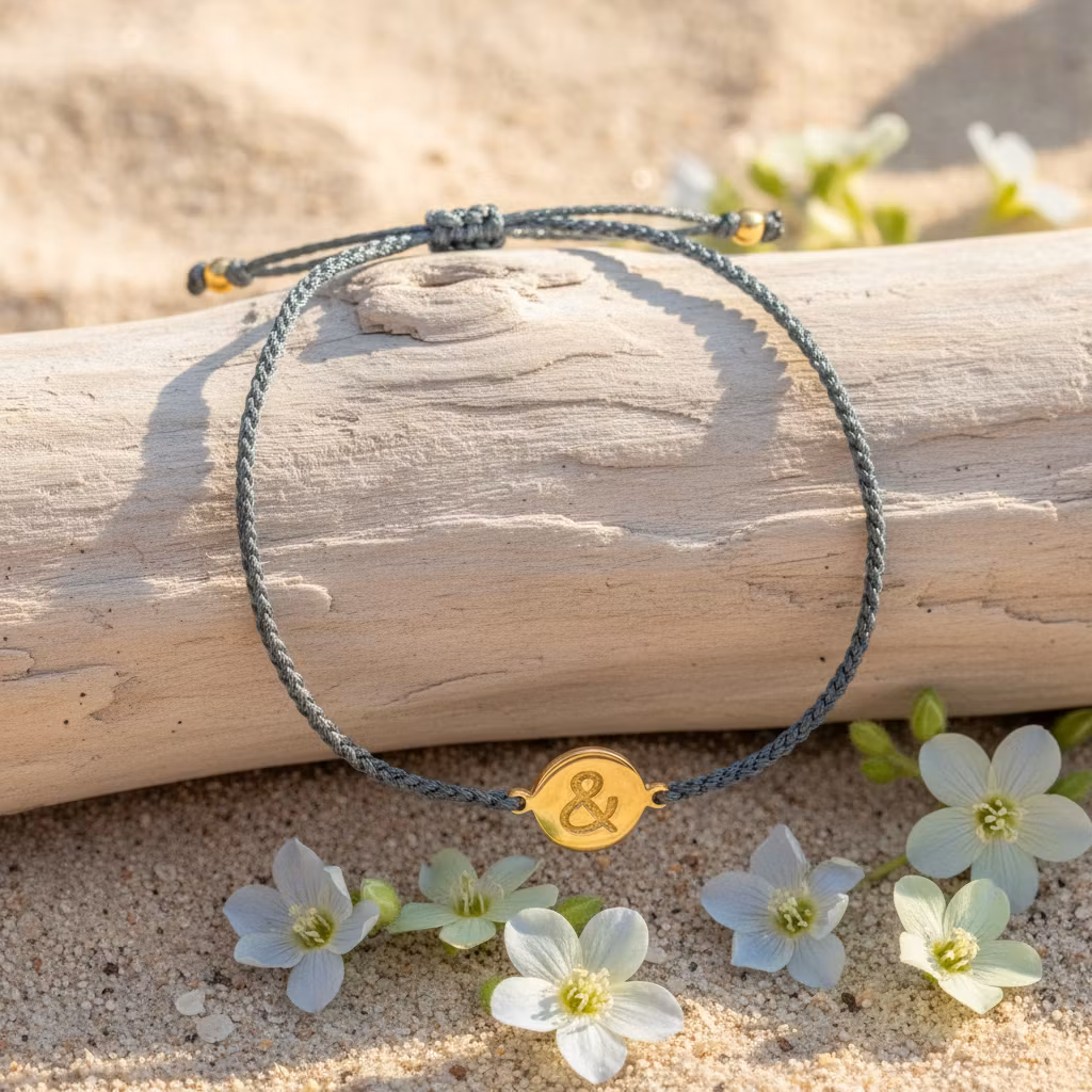 Bali Bliss Armbånd - & Symbol - Gullbelagt