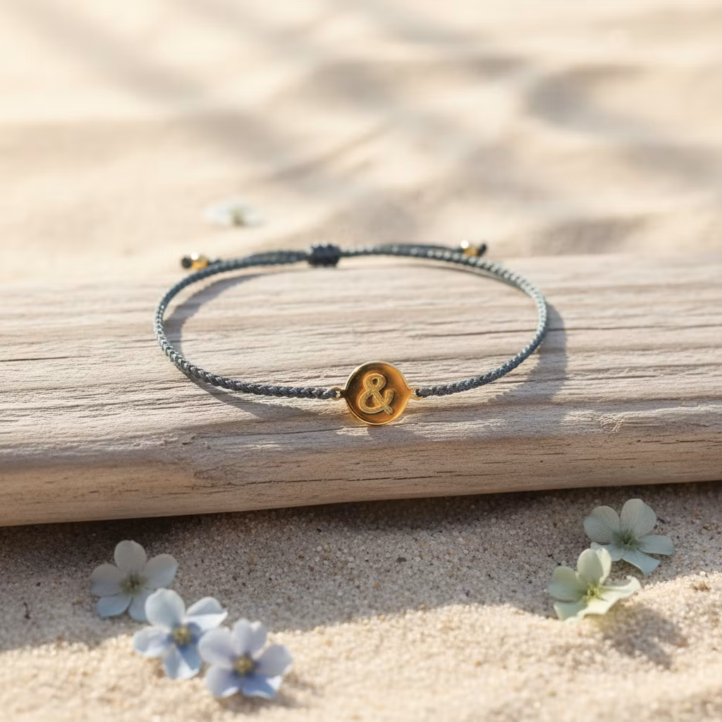 Bali Bliss Armbånd - & Symbol - Gullbelagt