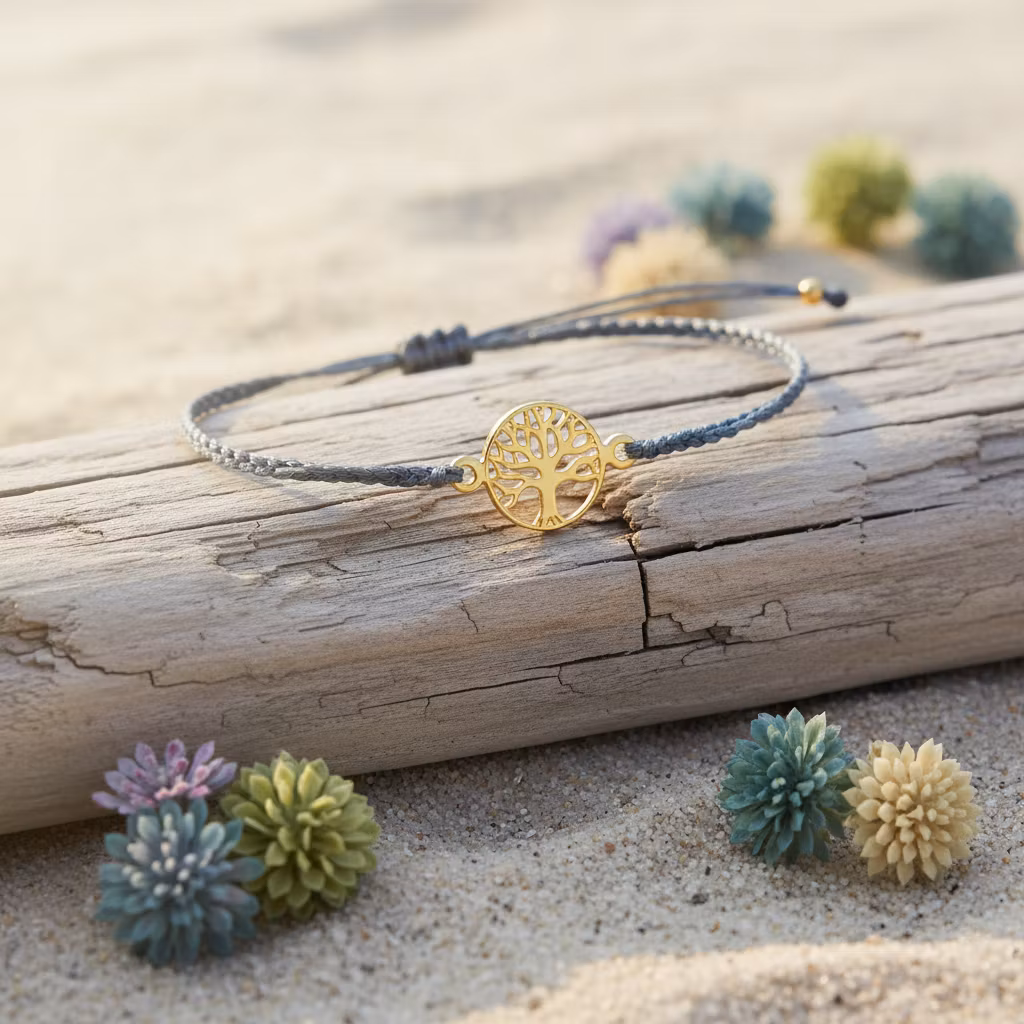 Bali Bliss Armbånd - Tree of Life - Gullbelagt
