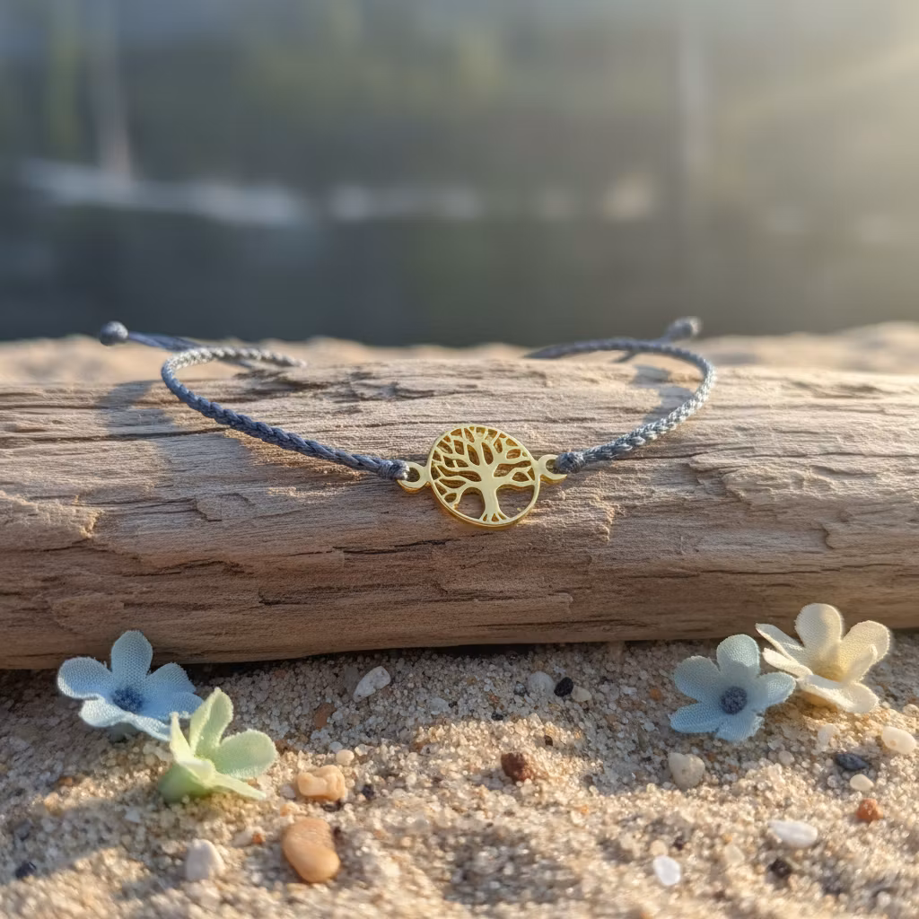 Bali Bliss Armbånd - Tree of Life - Gullbelagt