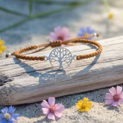 Bali Bliss Armbånd - Tree of Life - Burnt Orange