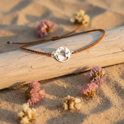 Bali Bliss Armbånd - Globe - Burnt Orange