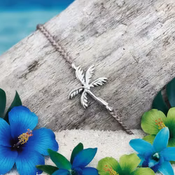 Bali Bliss Armbånd - Palme - Gammelrosa
