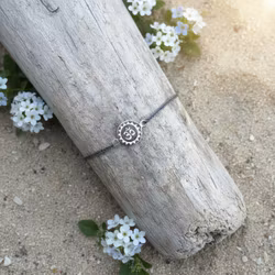 Bali Bliss Armbånd - Aum - Gråblå