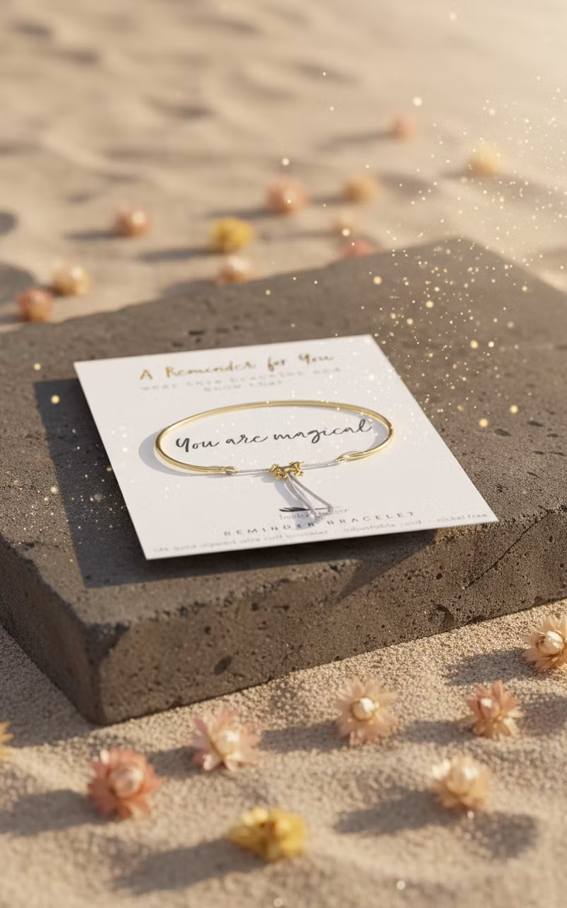 Lucky Feather - "You are Magical" Bracelet