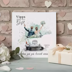 Vipps Bryllupskort