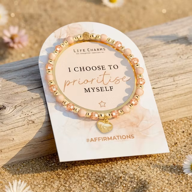 Life Charms - Affirmation Bracelet - Prioritise myself