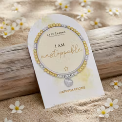 Life Charms - Affirmation Bracelet - Unstoppable