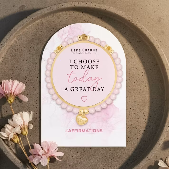 Life Charms - Affirmation Bracelet - A Great day