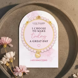 Life Charms - Affirmation Bracelet - A Great day