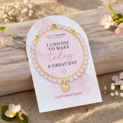 Life Charms - Affirmation Bracelet - A Great day