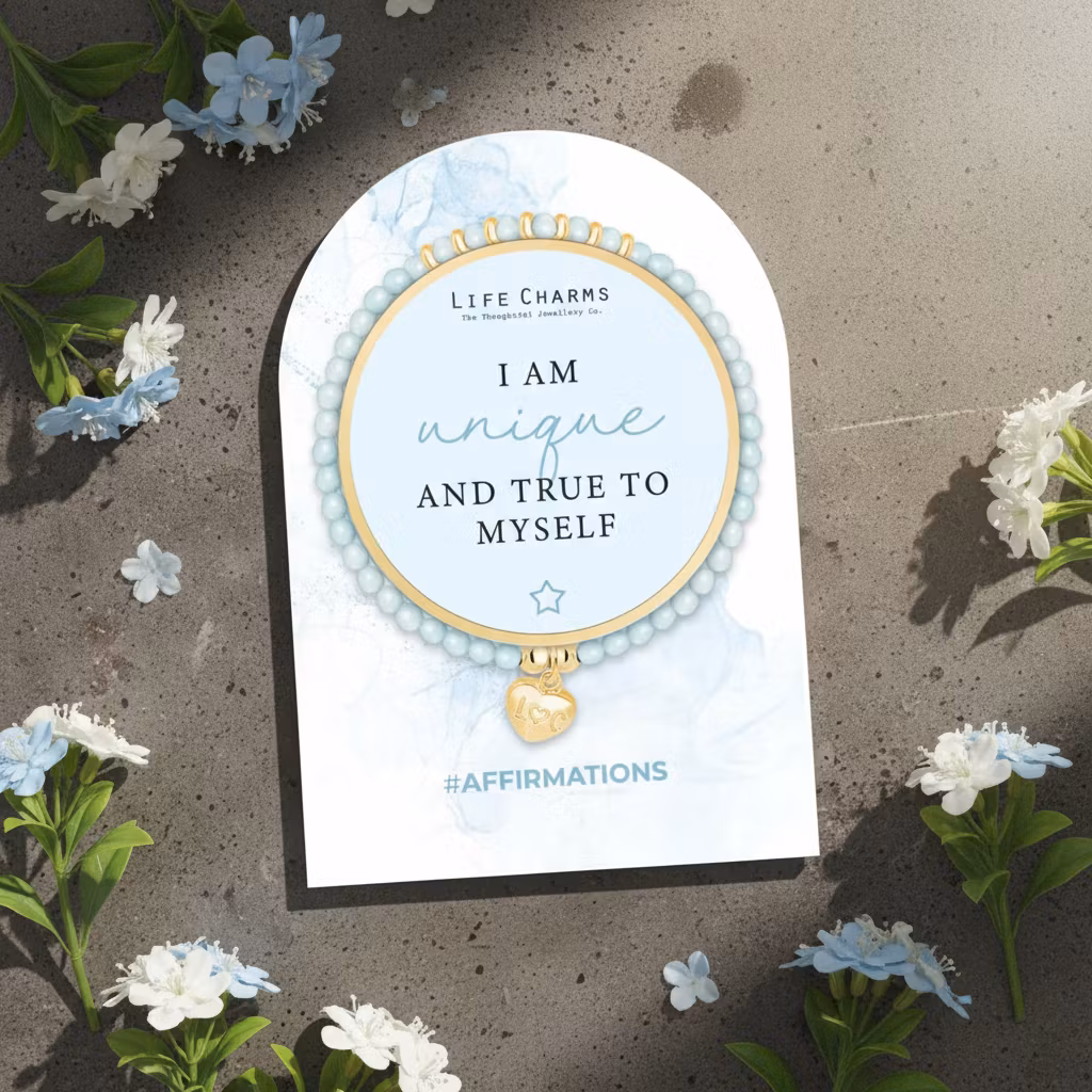 Life Charms - Affirmation Bracelet - I am unique