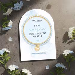 Life Charms - Affirmation Bracelet - I am unique