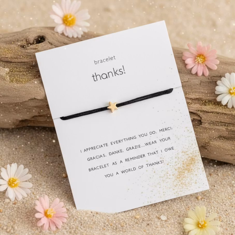 Parsley & Pepper - Thank You Bracelet - Sort