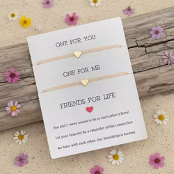 Parsley & Pepper - Friends for Life Bracelet - Pink Heart