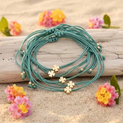 Parsley & Pepper - Lucky Charm Bracelet - Clover - Mint