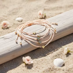 Parsley & Pepper - Friendship Bracelet - Heart -Peach