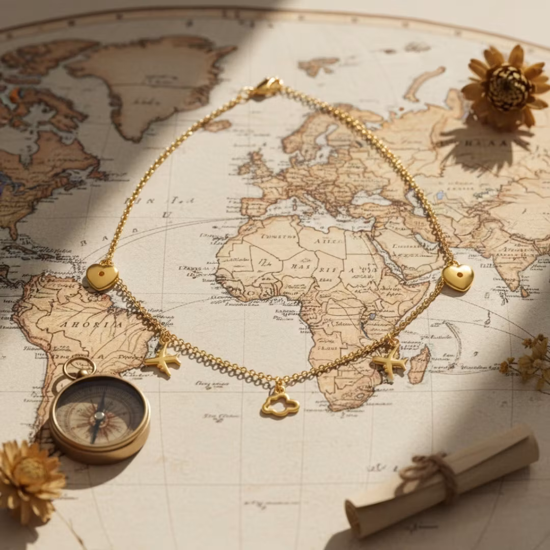 ZÓLDI jewels - Up in the Sky  Gold Necklace