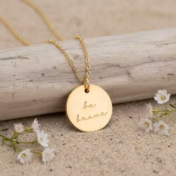 Gigis Petals - "Be Brave" Gullkjede