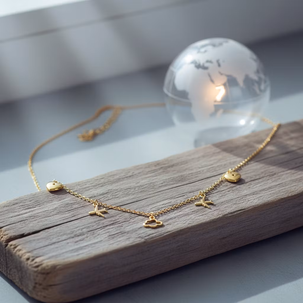ZÓLDI jewels - Up in the Sky  Gold Necklace