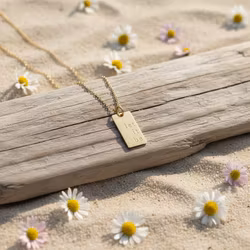 One Life Jewellery . "Let it Be" Gold Necklace