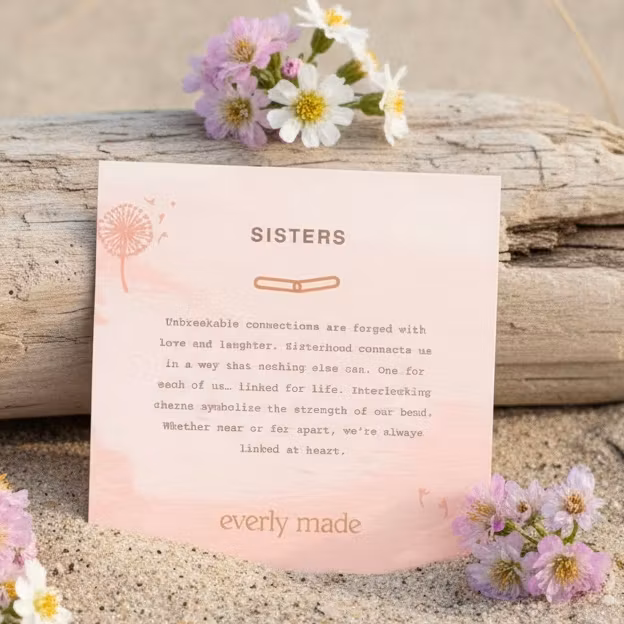 Everly Made - SISTER Gullarmbånd