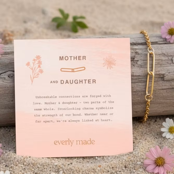 Everly Made - MOR & DATTER Gullarmbånd