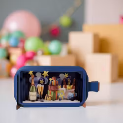 Alljoy Design -  Flaskepost  - Bursdag