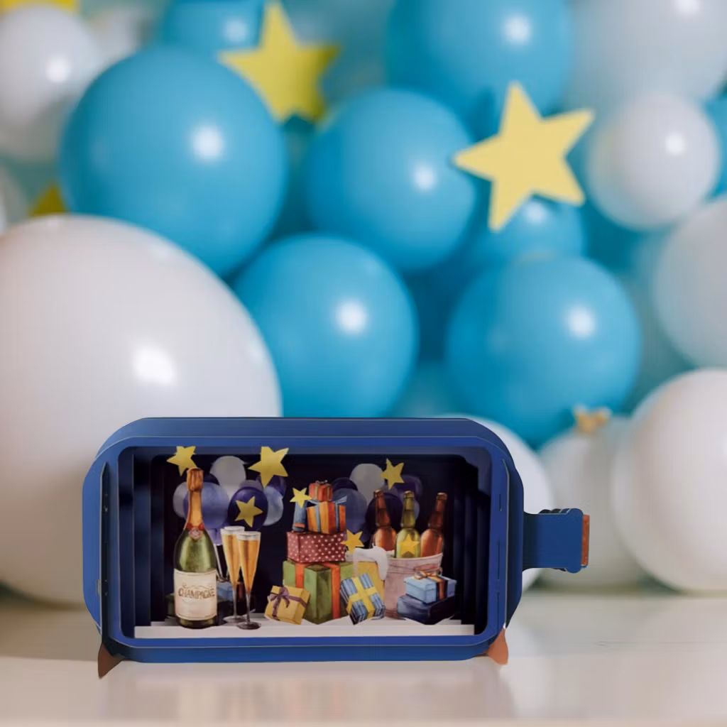 Alljoy Design -  Flaskepost  - Bursdag