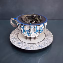 A Cup of Tea Pop Up Card - Kaniner