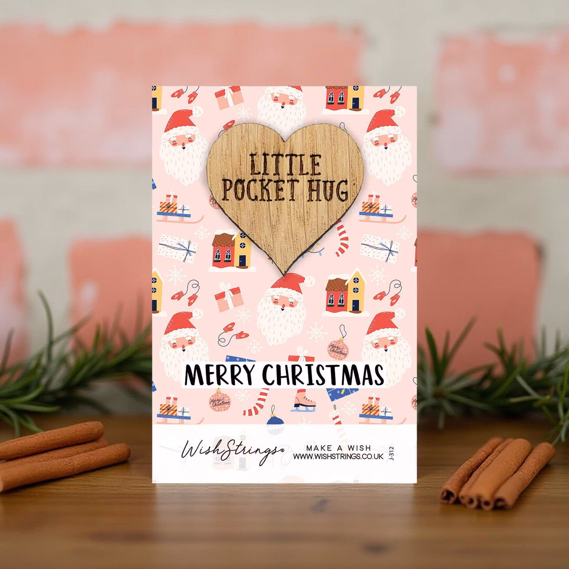 Wishstring Pockethug- "Merry Christmas"