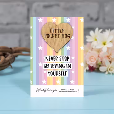 Wishstring - Keepsake Pockethug - Believe in yourself