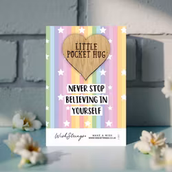 Wishstring - Keepsake Pockethug - Believe in yourself