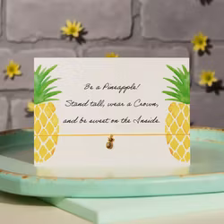 By Vivi: Bracelet Card - Be a Pineapple