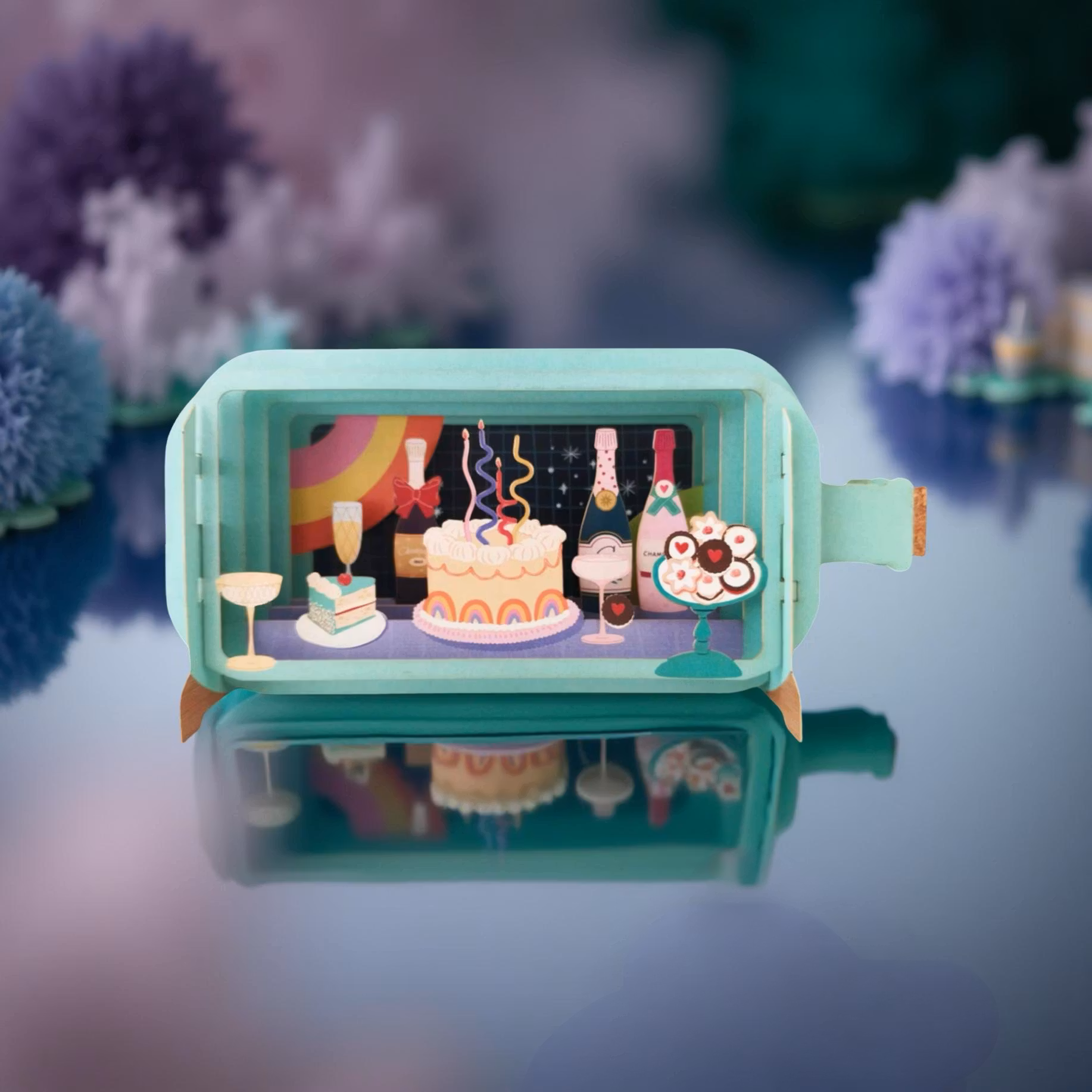 Alljoy Design -  Flaskepost  - Bursdag