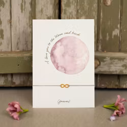 By Vivi: Bracelet Card - To the Moon and Back