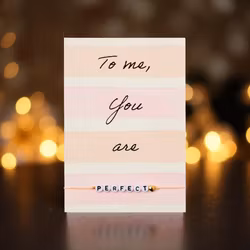 By Vivi: Bracelet Card - To me you are Perfect