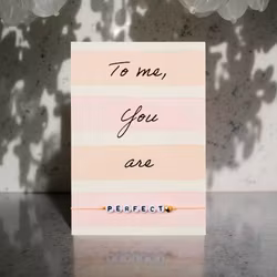 By Vivi: Bracelet Card - To me you are Perfect