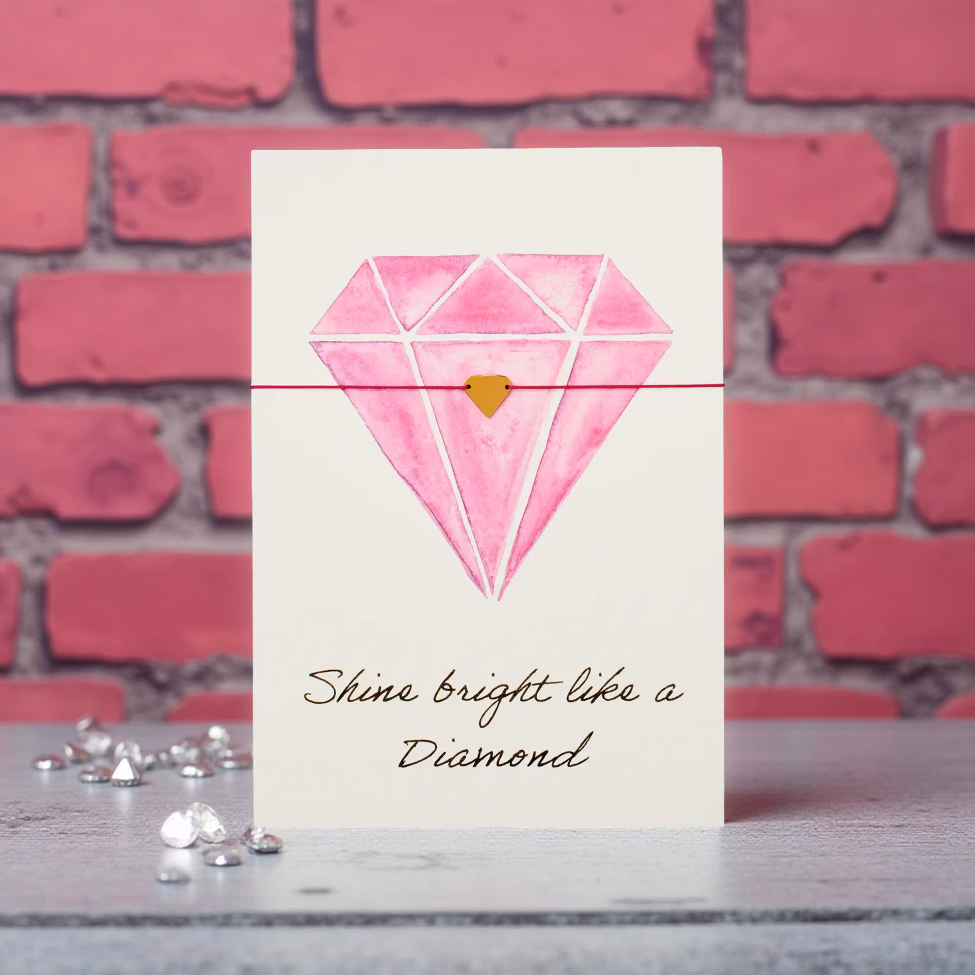 By Vivi: Bracelet Card - Diamond