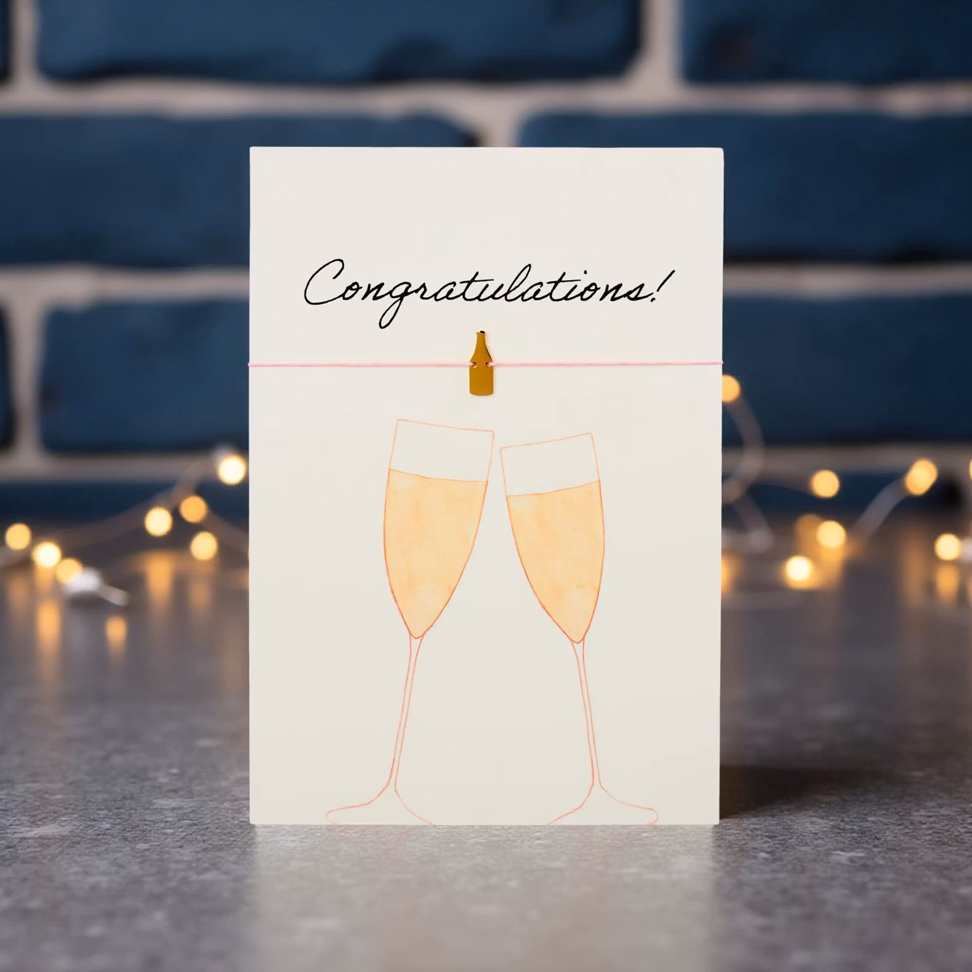 By Vivi: Bracelet Card - Congratulations