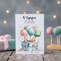 Vipps Bursdagskort - Cakepops