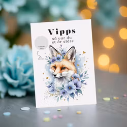 Vipps Bursdagskort - Fox