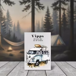 Vipps Bursdagskort - Campervan
